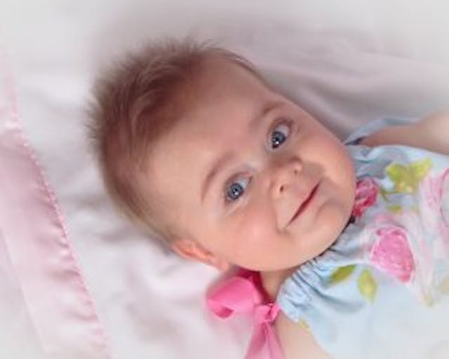 Abigail at age one. photo via Facebook