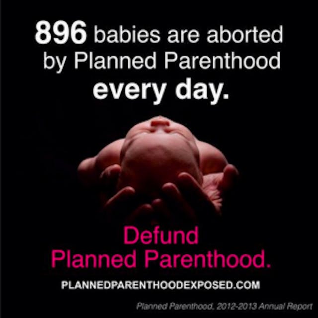 planned parenthood, defund, abortion, baby