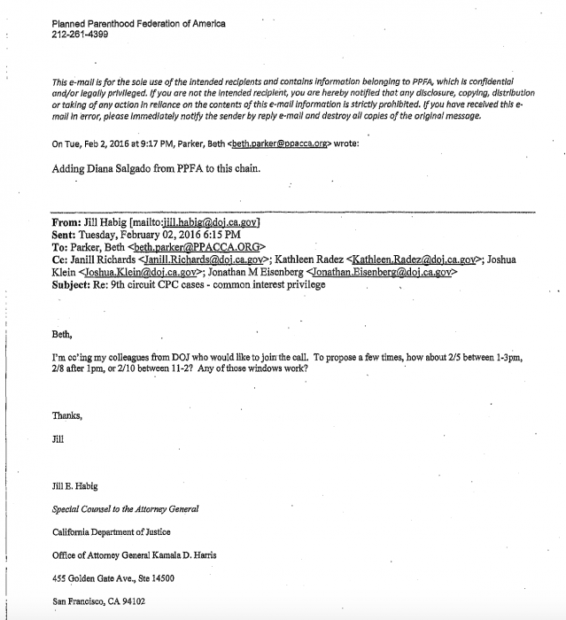 Planned Parenthood wrote a portion of CA law designed to target pro-life journalists image