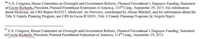 Government report uses data from biased Planned Parenthood-affiliated sources image