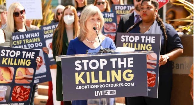 Dr. Kathi Aultman Rally at UCSF emphasizes Live Action’s groundbreaking new ‘What Is Abortion?’ series image