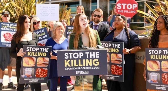 Kristin Turner, PAAU Rally at UCSF emphasizes Live Action’s groundbreaking new ‘What Is Abortion?’ series image