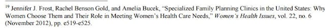 Government report uses data from biased Planned Parenthood-affiliated sources image