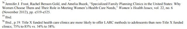 Government report uses data from biased Planned Parenthood-affiliated sources image