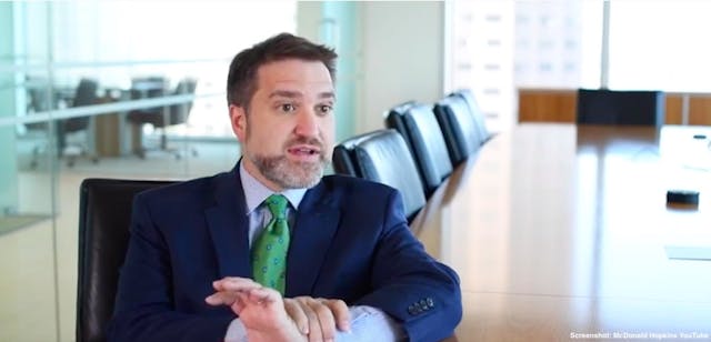 Screenshot: YouTube (McDonald Hopkins) adopted