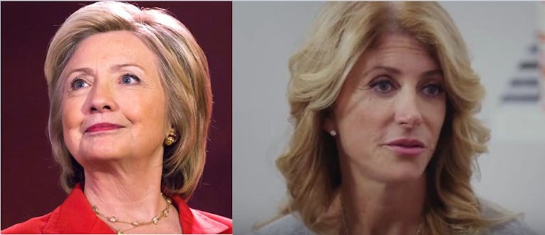 Hillary CLinton and Wendy Davis