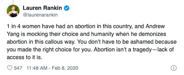 Abortion supporters outraged after pro-choice candidate labels abortion a ‘tragedy’ image