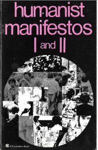 Book Cover: Humanist Manifesto 1 and 11 edited by Paul Kurtz