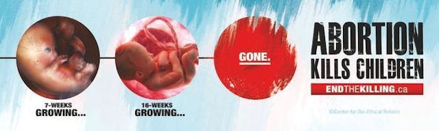 Canadian transit worker refuses to drive bus displaying ‘offensive’ pro-life ad image