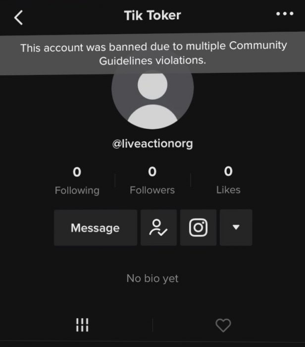 Video sharing app TikTok bans, reinstates Live Action, claims ‘human error’ image