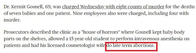 CBS Gosnell on late-term abortion 2011 Image: CBS Gosnell on late-term abortion 2011