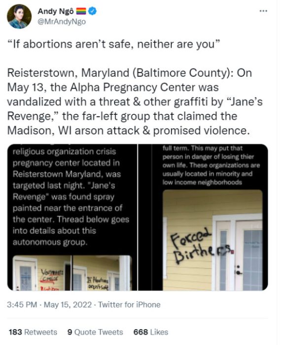 Pro-abortion violence escalates against pro-lifers at churches, pregnancy centers, and more image
