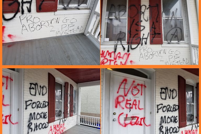 Abortion violence :Frederick, MD Pro-life Pregnancy Resource Center vandalized Image: Frederick, MD Pro-life Pregnancy Resource Center vandalized