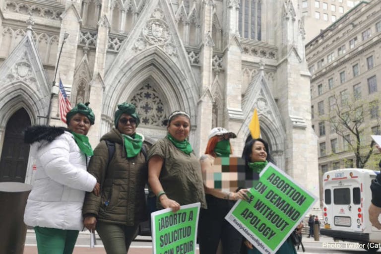 Catholic Church protests