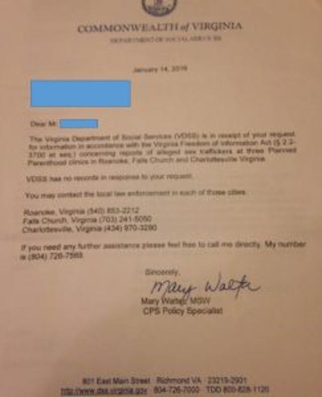 VA social services Live Action FOIA Response Has the media been caught in Planned Parenthood’s web of lies? (Part two) image