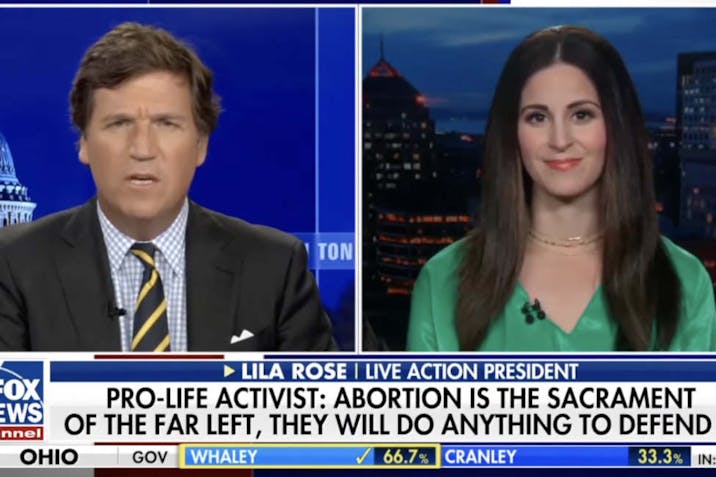 Roe, Lila Rose, Tucker Carlson