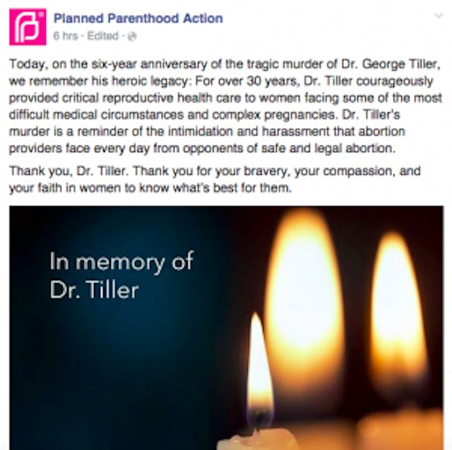 Planned Parenthood, George Tiller