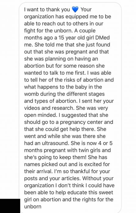 Amazing: Live Action videos credited with helping to save twins from abortion image