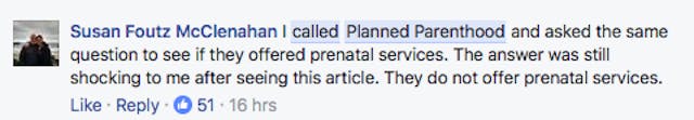 Women are calling Planned Parenthood and finding out there’s no prenatal care image
