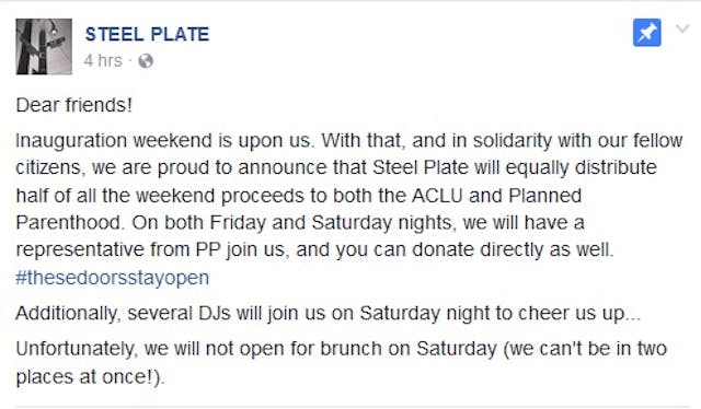 Here’s a list of D.C. restaurants that support abortion biz Planned Parenthood image
