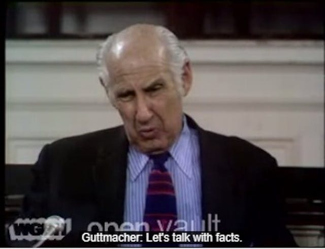Alan Guttmacher, abortion, Planned Parenthood