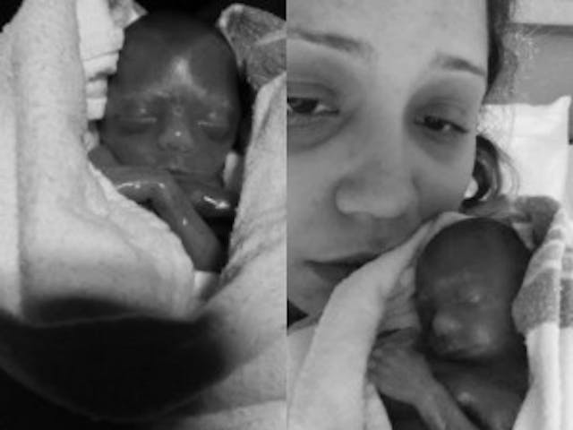 Torres with baby Savier. Torres with baby Savier.