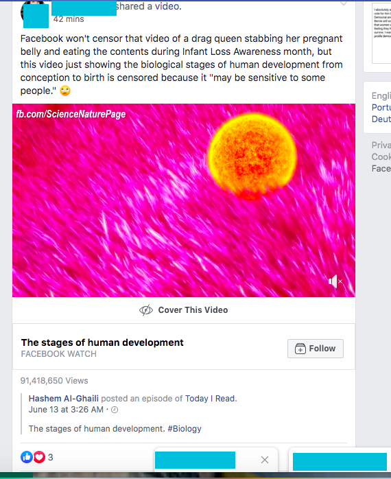 HORRIFIC: Facebook says vulgar drag queen ‘abortion’ video doesn’t violate standards image