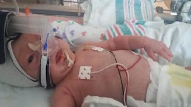 Sophia Rose at one month Sophia Rose at one month