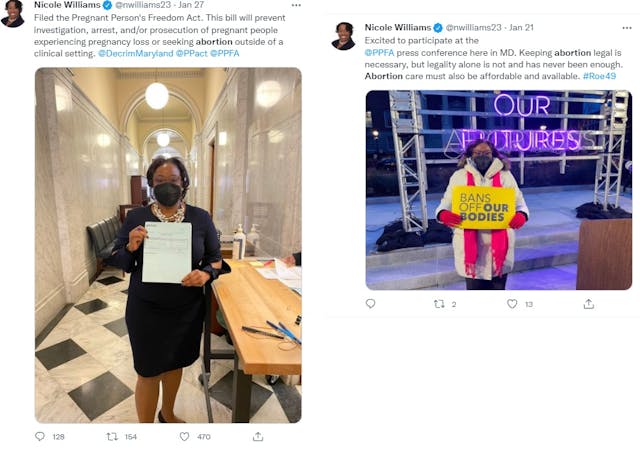 Delegate Nicole Williams sponsored infanticide abortion bill celebrates with racist Planned Parenthood (Image: Twitter) Image: Delegate Nicole Williams sponsored infanticide abortion bill celebrates with racist Planned Parenthood (Image: Twitter)