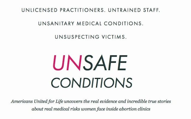 Stunning report: Abortion industry one of the nation’s greatest health crises image