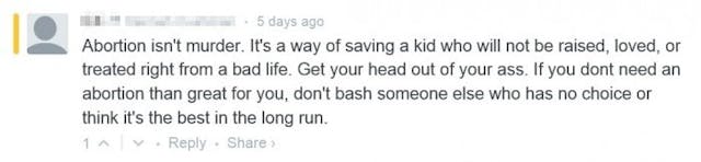 comment
