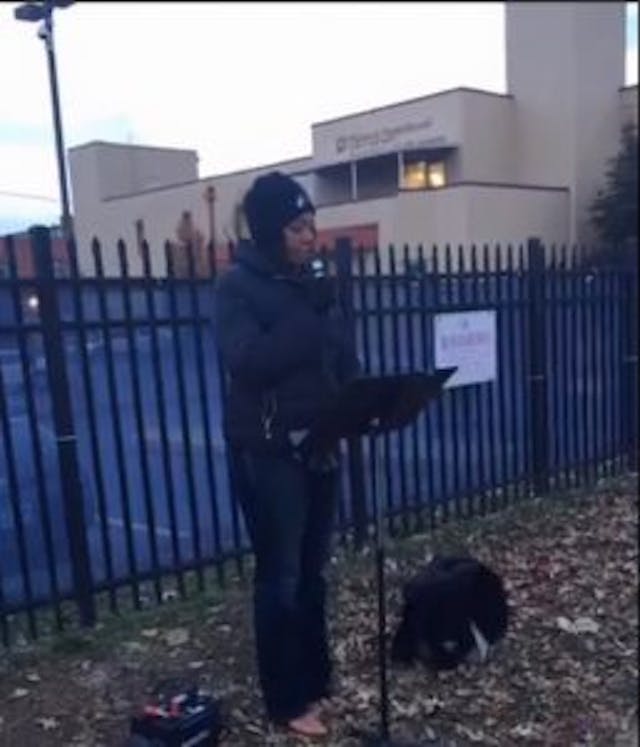 Columnist and talk show host, Stacy Washington, outside Planned Parenthood in St. Louis Missouri lawmakers, pro-lifers join forces to warn women of Planned Parenthood’s dangerous practices image