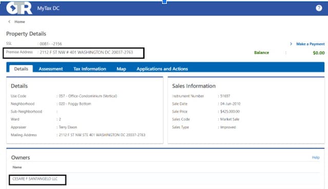 Washington Surgi-Clinic owned by Cesare Santangelo Image: Washington Surgi-Clinic owned by Cesare Santangelo
