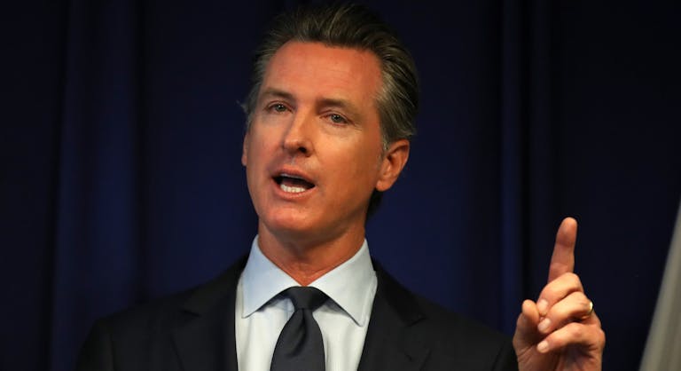 California Gov. Newsom And CA Attorney Gen. Becerra Hold News Conference Responding To Trump Revoking State’s Emissions Waiver