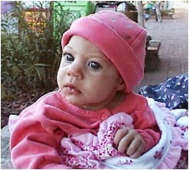 Claire at 4 months