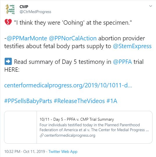 Planned Parenthood abortionist: I got ‘oohs and aahs’ for aborting so many babies intact image