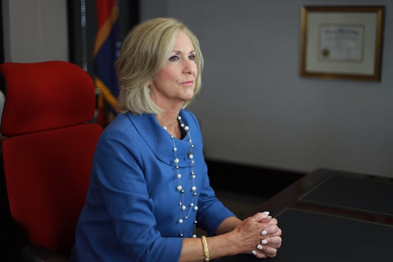 Image: Mississippi Attorney General Lynn Fitch Dobbs v Jackson abortion case