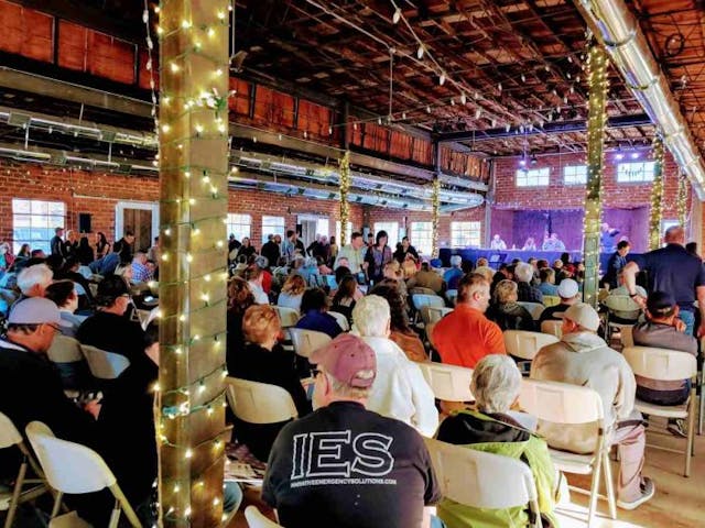 Over 500 people were in attendance at the special hearing on the ordinance at Picker’s Pavilion (Photo: Mark Lee Dickson) Over 500 people were in attendance at the special hearing on the ordinance at Picker’s Pavilion (Photo: Mark Lee Dickson)