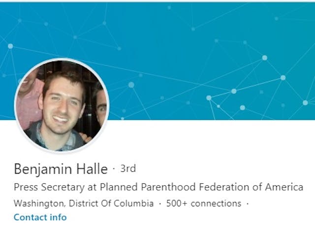 Image: Ben Halle left Planned Parenthood for Buttigieg campaign (Image: LinkedIn)
