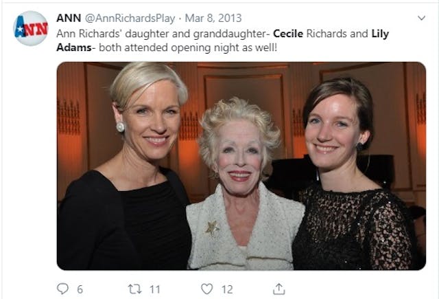 Lily Adams daughter of Cecile Richards Planned Parenthood prez (Image: Twitter) Image: Lily Adams daughter of Cecile Richards Planned Parenthood prez (Image: Twitter)