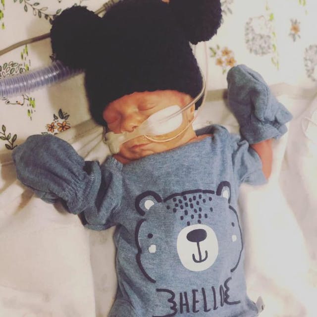 Photo via Facebook. preemie