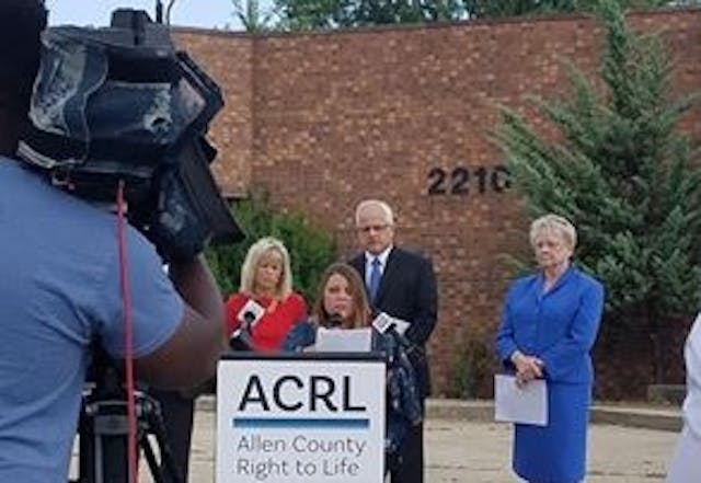 Serena Dyksen with Allen County Right to Life. Photo courtesy of Dyksen. abortion, klopfer