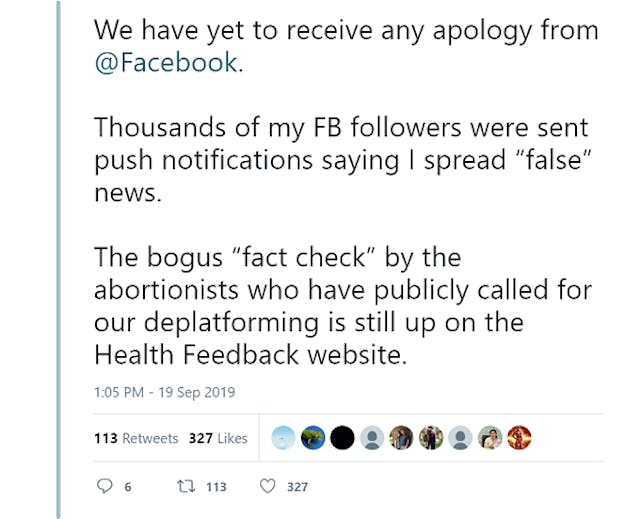 Facebook founder Mark Zuckerberg: Fact check of Live Action was ‘clearly biased’ image