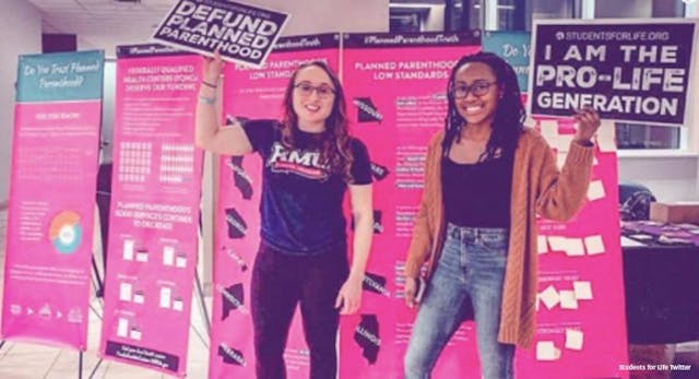 Photo: Students for Life Twitter Planned Parenthood, Amy Klobuchar