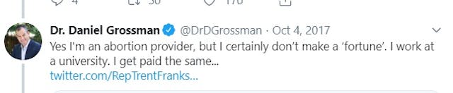 Image: Daniel Grossman provides abortions (Image: Twitter)