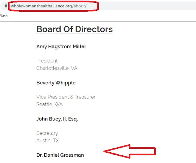 Daniel Grossman Board WWHA abortion clinic chain Image: Daniel Grossman Board WWHA abortion clinic chain