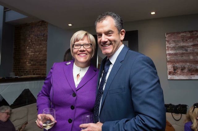 Image: Daniel Grossman and WWH founder Amy Hagstrom