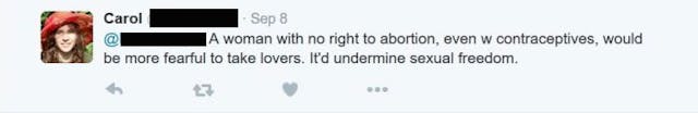 No, sexually active women aren’t scary–coerced abortions are image