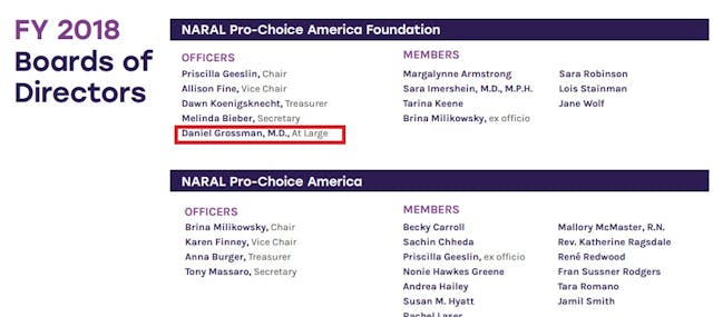 Daniel Grossman is on board of NARAL 2018 (Image: NARAL 2018 AR) Image: Daniel Grossman is on board of NARAL 2018 (Image: NARAL 2018 AR)