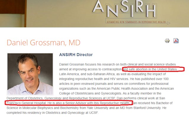 Daniel Grossman is director at ANSIRH Image: Daniel Grossman is director at ANSIRH